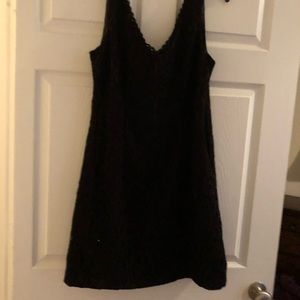 Black lace overlay dress. 14. NWOT.